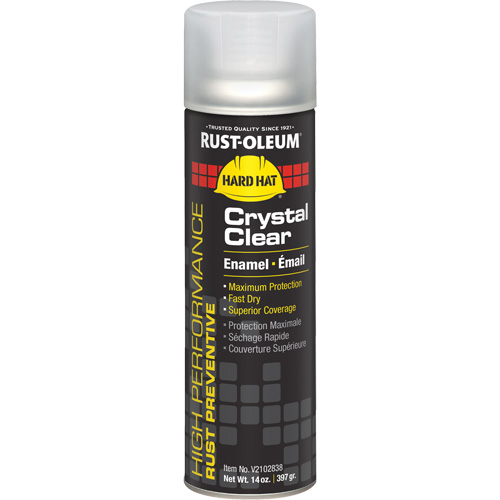 Rust-Oleum V2102838 Peinture-&eacute;mail en a&eacute;rosol syst&egrave;me V2100, Transparent, Brillant, 14 oz, Canette a&eacute;rosol