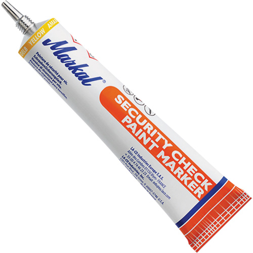 Markal 096669 Security Check Paint Marker, 1.7 oz., Tube, Yellow