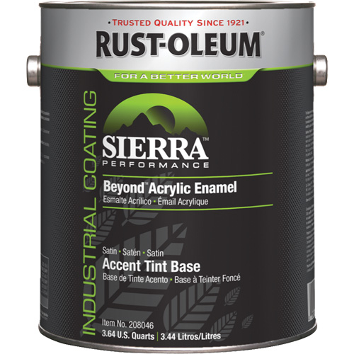 Rust-Oleum 208046 &eacute;mail acrylique Sierra Performance Beyond, Gallon, Base &agrave; teinter