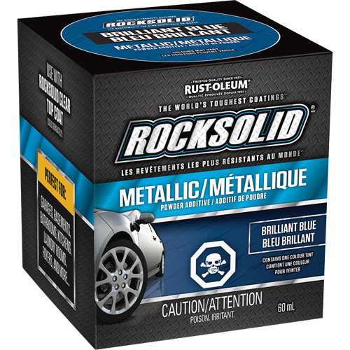 Rust-Oleum 303244 RockSolid&reg; Metallic Powder Additive, 60 mL, Bottle, Brilliant Blue