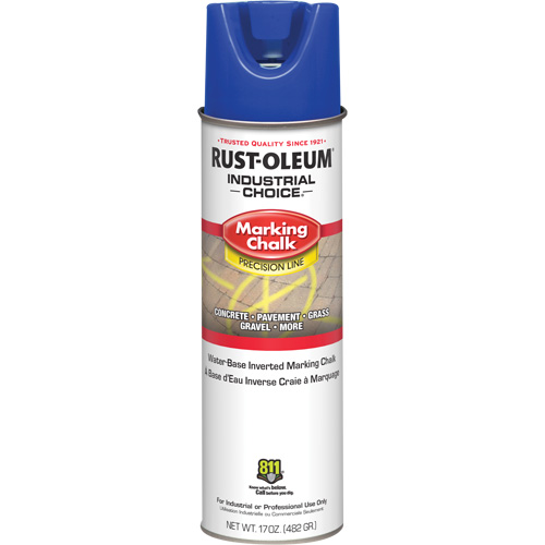 Rust-Oleum 205236 Craie pour marquage de ligne &agrave; l'envers de pr&eacute;cision du syst&egrave;me MC1800, Canette a&eacute;rosol