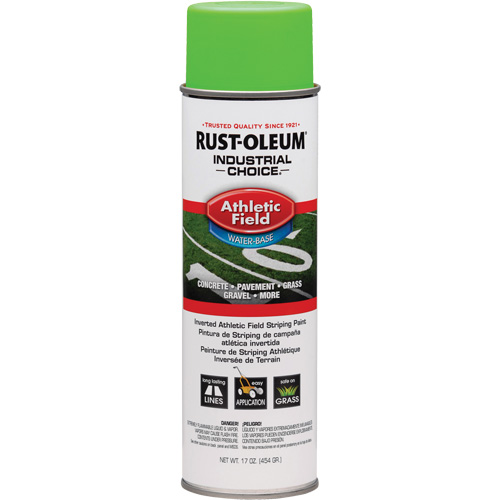 Rust-Oleum 257403 Industrial Choice&reg; AF1600 Athletic Field Striping Paint, Green, Aerosol Can