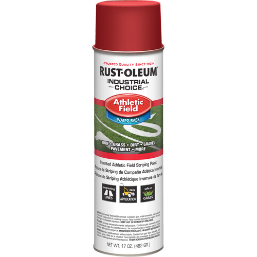 Rust-Oleum 318192 AF1600 Athletic Field Striping Paint, Red, Aerosol Can