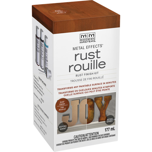 Rust-Oleum 311356 Finition oxydante Modern Masters Metal Effects, 177 ml, Trousse, Brun