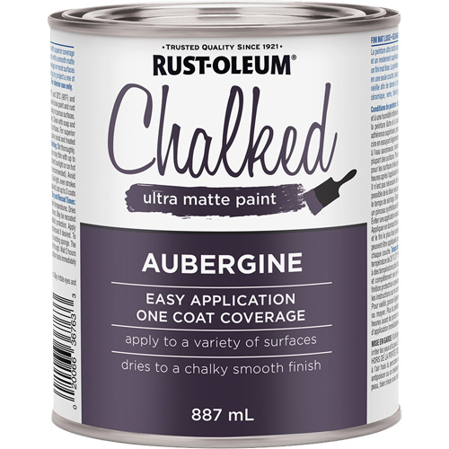Rust-Oleum 321006 Peinture &agrave; craie, 857 ml, Canette, Aubergine