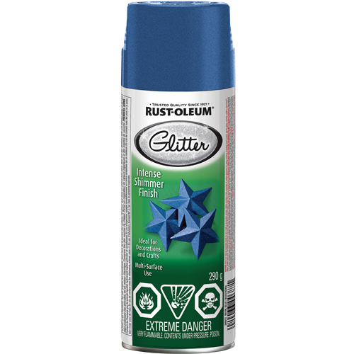 Rustoleum blue metallic outlet spray paint
