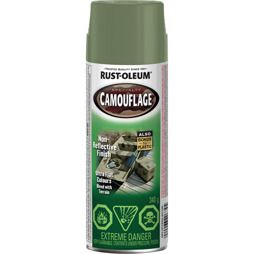 Rust-Oleum 259515 Specialty Camouflage Paint, Aerosol Can, Earth Brown