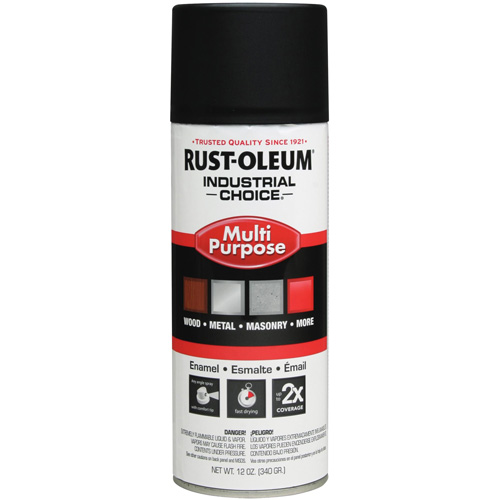 Rust-Oleum 257400 Industrial Choice&reg; 1600 System Multi-Purpose Enamel Primer, Very Flat, 12 oz., Aerosol Can