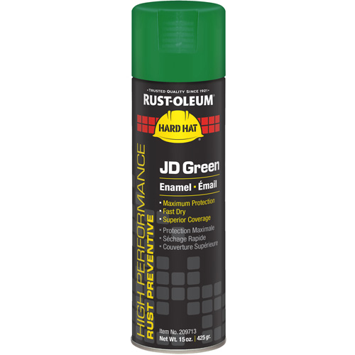 Rust-Oleum 209713 V2100 System Farm Equipment Spray, John Deere Green, High-Gloss, 15 oz., Aerosol Can