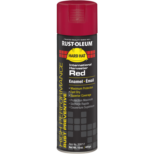 Rust-Oleum 209717 V2100 System Farm Equipment Spray, Harvest Red, High-Gloss, 15 oz., Aerosol Can