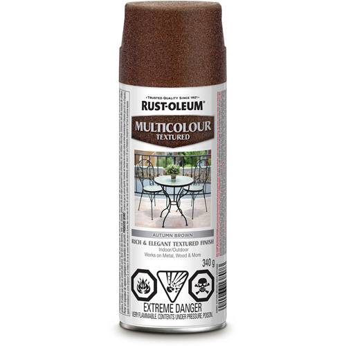 Rust-Oleum 223682 Stops Rust&reg; MultiColour Spray, Autumn Brown, Textured, Aerosol Can