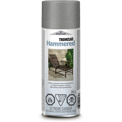 RustOleum 595210B522 Tremclad® Paint, Silver/Aluminum, Gloss/Hammered, Aerosol Can