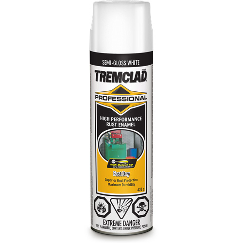 Rust-Oleum 5707508838 Tremclad&reg; Professional Rust Enamel, White, Semi-Gloss, Aerosol Can