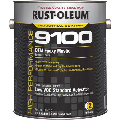 Rust-Oleum 205015 Activateur standard (250 COV) pour mastic &eacute;poxydique DTM du syst&egrave;me 9100, Gallon