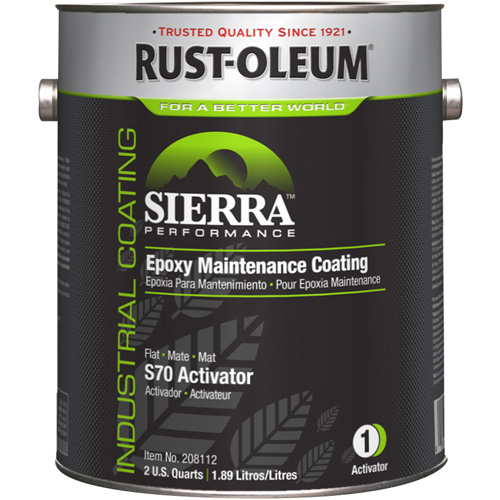 Rust-Oleum 208112 Sierra Performance S70/S71 Water-Based Epoxy Acrylic Primer Activator, Gallon, White