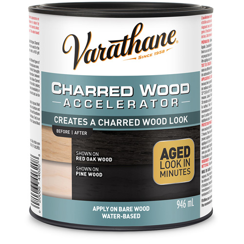 Rust-Oleum 349399 Acc&eacute;l&eacute;rateur de vieillissement du bois Varathane, 946 ml, Canette, Noir