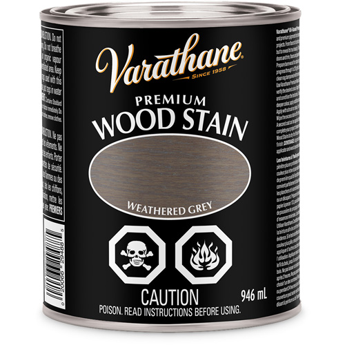 Rust-Oleum 287332 Teinture pour le bois de qualit&eacute; sup&eacute;rieure Varathane, 946 ml, Gris vieilli