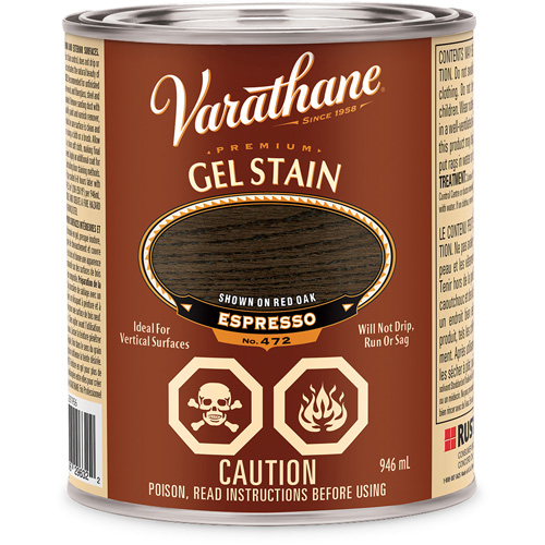 Rust-Oleum 287956 Teinture en gel de qualit&eacute; sup&eacute;rieure Varathane, 946 ml, Espresso