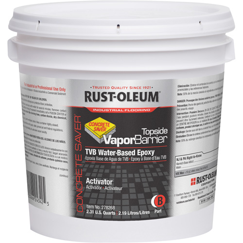 Rust-Oleum 278268 Topside Vapour Barrier, 1 gal., Water-Based, Transparent, Clear