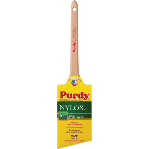 Purdy 144080230 Pinceau Nylox Dale, Nylon, Manche Bois, Largeur de 3"