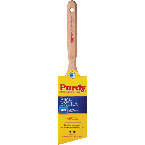 Purdy 144152725 Pro-Extra Glide Paint Brush, Blended Material, Wood Handle, 2-1/2" Width