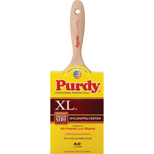Purdy 144380340 XL Sprig Paint Brush, Poly/Nylon, Wood Handle, 4" Width