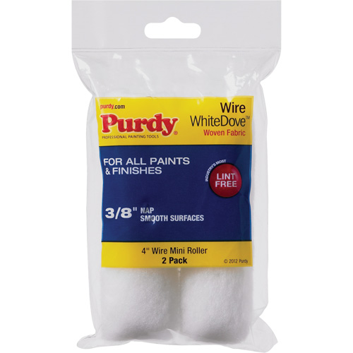Purdy 140606042 Dove Wire Mini Roller, 9.5 mm (3/8") Nap, 101 mm (4") L