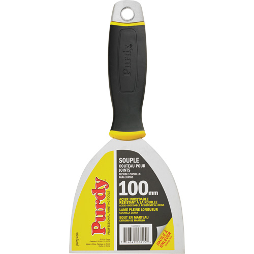 Purdy 14A900040 Premium Joint Knife, Stainless Steel Blade, 4" Wide, Plastic Handle