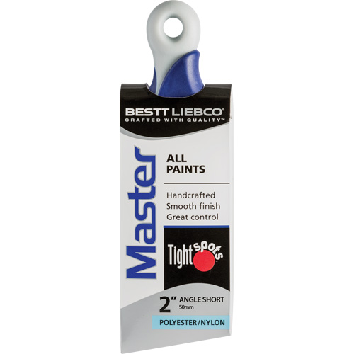 Bestt Liebco 552566360 Short Angle Brush, Poly/Nylon, Plastic Handle, 2" Width