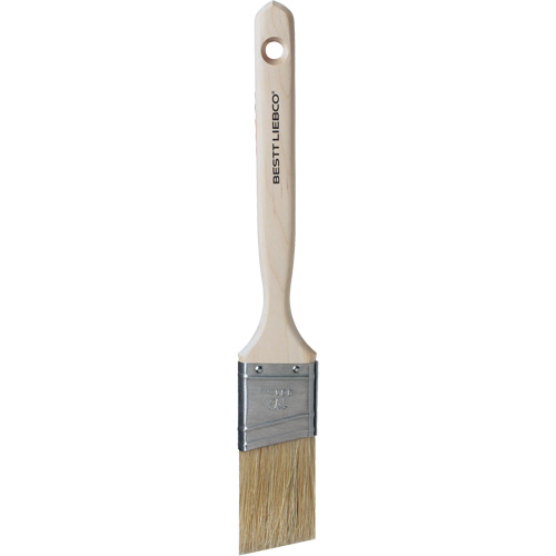 Bestt Liebco 552567200 Master Blend Angle Sash Brush, White China, Wood Handle, 1-1/2" Width