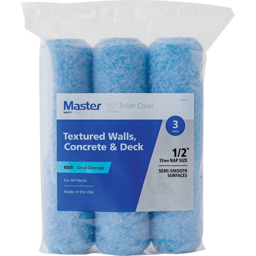 Bestt Liebco 5C8877230 Master Knit Roller Cover, 13 mm (1/2") Nap, 240 mm (9-1/2") L