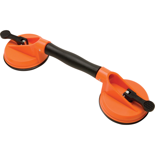 All-Vac Industries A7705DC Ventouses de levage manuel - Ventouses doubles - pivotantes, 50 lb Capacit&eacute;, 4-5/8", Levier, 13" Longueur de la manche