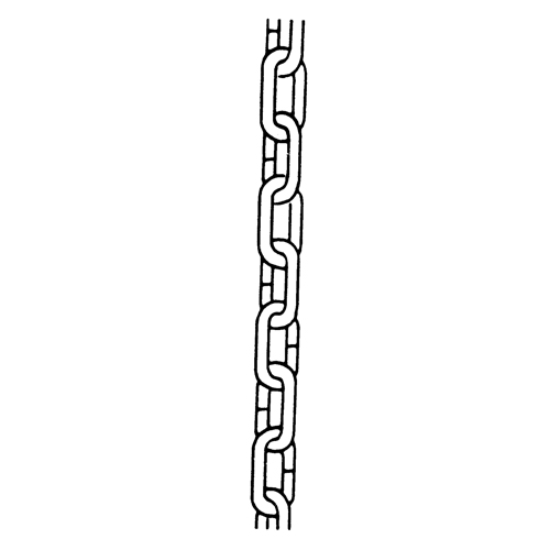 Campbell T0310424 Chains, Carbon Steel, #4 x 100' (30.4 m) L, Grade 30, 215 lbs. (0.1075 tons) Load Capacity