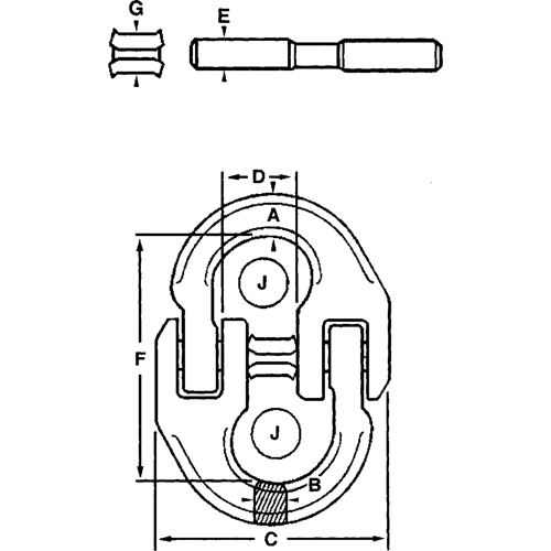 Campbell 5771615 Alloy Connecting Links