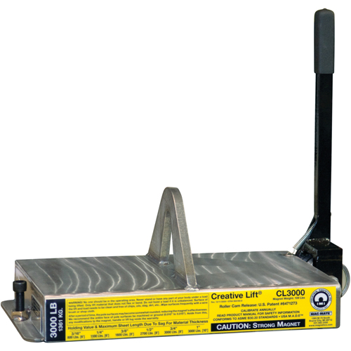 Mag-Mate CL3000 Aimants Creative Lift, Capacit&eacute; de retenue 3000 lb (1,5 tonne), 19-1/4" lo x 10-1/2" la x 7" h