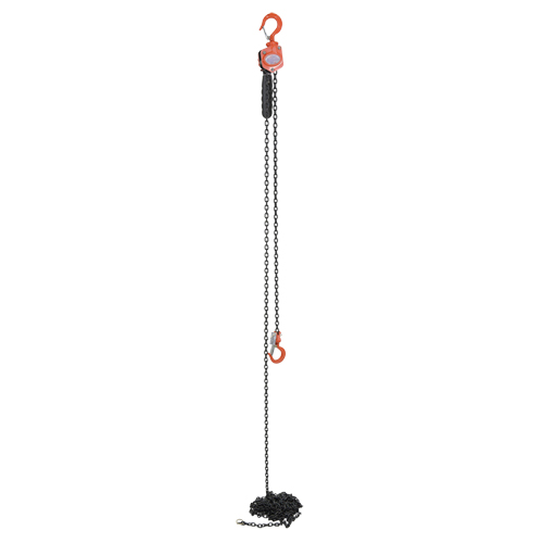 Vestil ELH-05-20 Mini Lever Hoist, 20' Lift, 500 lbs. (0.25 tons) Capacity, Steel Chain