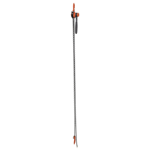 Vestil ELH-10-10 Mini Lever Hoist, 10' Lift, 1000 lbs. (0.5 tons) Capacity, Steel Chain