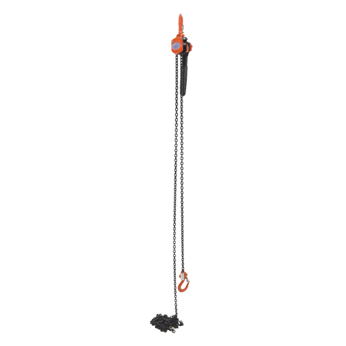 Vestil ELH-10-15 Mini Lever Hoist, 15' Lift, 1000 lbs. (0.5 tons) Capacity, Steel Chain