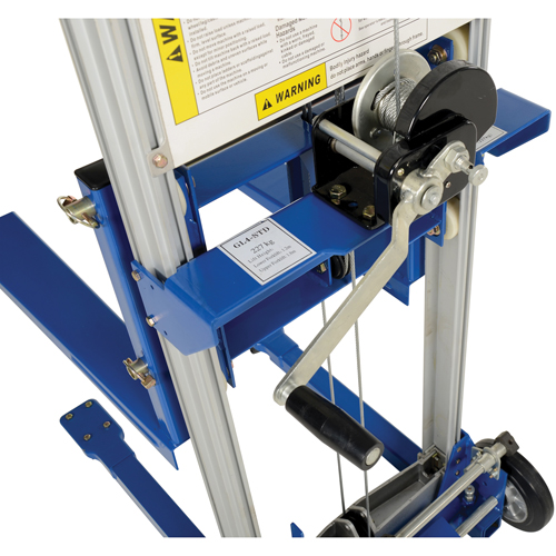 Vestil A-LIFT-R Gerbeur pour chariot &eacute;l&eacute;vateur, Fonctionnement Treuil manuel, Capacit&eacute; 500 lb, Lev&eacute;e max 47"