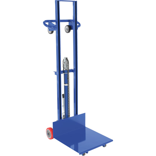 Vestil LLH-202053-FW Hydraulic Platform Lift Stacker, Foot Pump Operated, 400 lbs. Capacity, 51-1/8" Max Lift