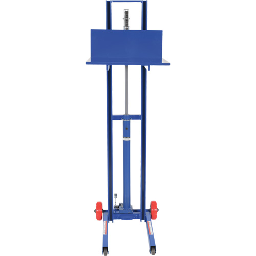 Vestil LLH-202053-FW Hydraulic Platform Lift Stacker, Foot Pump Operated, 400 lbs. Capacity, 51-1/8" Max Lift