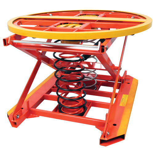 Wesco 272986 Nivelleur et positionneur &agrave; ressort pour palette, 43-1/2" lo x 43-1/2" la, Capacit&eacute; 4500 lb