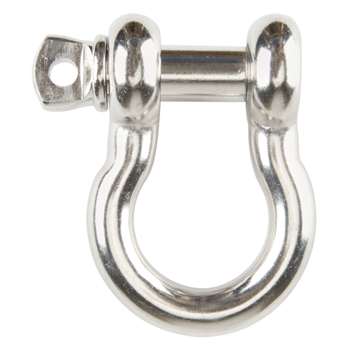 Vanguard Steel 3913 0028 Screw Pin Anchor Shackle, 7/16", Screw Pin, Stainless Steel