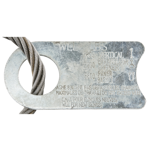 Vanguard Steel 3202 2406 Wire Rope Lifting Sling - Eye & Eye