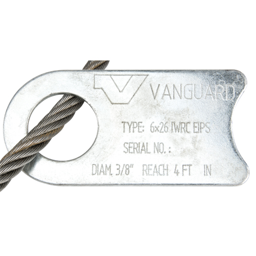 VANGUARD STEEL Wire Rope Lifting Sling Eye & Eye LV004 (3202 3204