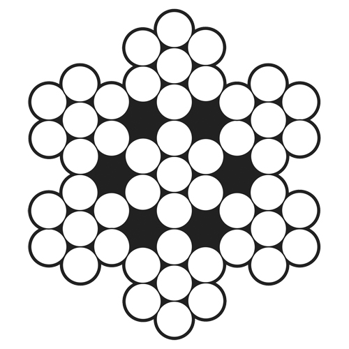 Vanguard Steel 2701 0004 Wire Rope Cable, 100' (30.5 m) x 1/16", 480 lbs. (0.24 tons), Galvanized