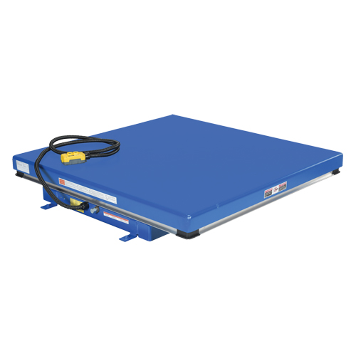 Vestil AHLT-4872-3-43 Hydraulic Scissor Lift Table, Steel, 72" L x 48" W, 3000 lbs. Cap.