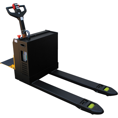 Vestil EPT-2748-45-RP Fully Powered Electric Pallet Truck With  Stand-On Platform, 4500 lbs. Cap., 48" L x 30.25" W
