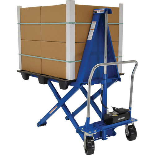 Vestil HIPM-2748-AIR Electric Skid Lift, Steel, 2500 lbs. Capacity