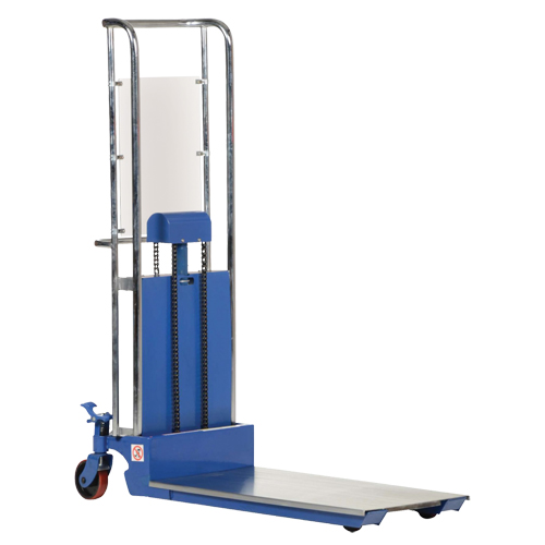 Vestil HYD-10-EP Gerbeur Hefti-Lift, M&eacute;canisme Pompe au pied, Capacit&eacute; de 300 lb, Levage max de 59"